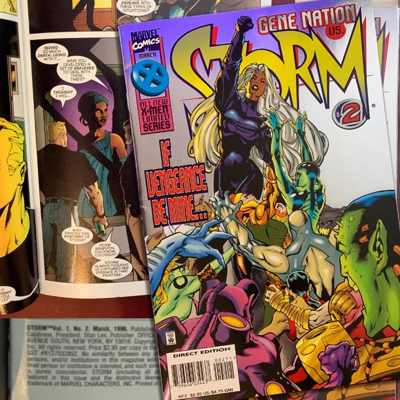 MARVEL XMEN LIMITED SERIES STORM -Issues 1-2-3-4 COMPLETE SET - Picture 3 of 5